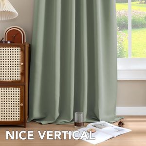 Rideaux occultants modernes de luxe 100% polyester, doux et isolants thermiquement pour chambre à coucher, salon, balcon - Rideaux personnalisables - Product Image 6