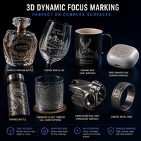 Nueva Impresora Láser UV 3D para Etiquetas de Botellas de Perfume, para PCB, FPC, Vidrio, Cerámica, Plástico, Componentes Electrónicos, Smartphones, AI/DWG