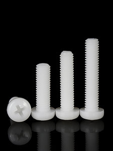 Viti in Nylon DIN 7985 PA66 con Testa a Croce Phillips, Filettatura M2 M2.5 M3 X 6mm 8mm 10mm 25mm - Product Image 4