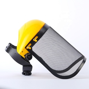An toàn Mũ bảo hiểm Mũ lưới Visor Mũ bảo hiểm với khuôn mặt đầy đủ cho khai thác gỗ bàn chải cắt vườn Máy cắt cỏ bảo vệ mặt lá chắn - Product Image 6