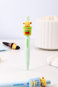 KUKI Simpatica penna gel a sorpresa con tema '<span class=keywords><strong>È</strong></span> ora delle tagliatelle', cartoleria kawaii per studenti, articoli di cancelleria a tema cartoni animati. - Product Image 3