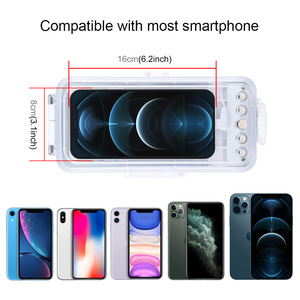 PULUZ 45m/147ft custodia subacquea impermeabile <span class=keywords><strong>foto</strong></span> Video presa custodia subacquea per <span class=keywords><strong>iPhone</strong></span> 13/12 Pro bianco - Product Image 2