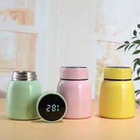 Thermos alimentaire portable intelligent et mignon de 300 ml avec affichage numérique, double paroi sous vide en acier inoxydable 304, cadeau d'affaires moderne
