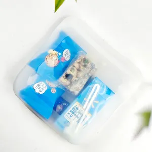 Leakproof tươi chân không Ziplock tủ lạnh tái sử dụng Silicone thực phẩm lưu trữ Bag với hộp nhựa