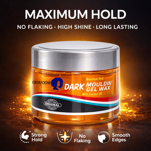 Cire coiffante en gel sans accumulation ni pellicules, effet brillant et anti-frisottis, pour dreadlocks – Fabrication OEM/ODM - Product Image 4