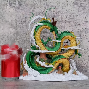 Figura Coleccionable de PVC del Dragón Verde Grande, con Base de Nubes, Escala 1:12, para Fans, Decoración del Hogar - Product Image 3