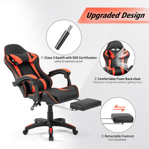 كرسي مكتب فاخر صغير للألعاب من فانبو، بأرخص سعر وجودة عالية، كرسي سباق للمدير - Product Image 4