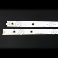 Barre de rétroéclairage TV AOT LE65U7970 7+7 LED IP20 en plaque d'aluminium pour réparation de téléviseurs SAMSUNG 65 pouces, lumière du jour 6000K