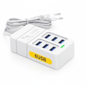 Sạc điện thoại di động 6USB 3A đa cổng Power <span class=keywords><strong>Adapter</strong></span> 35W sạc nhanh 3pd * 3USB Ổ cắm điện thoại di động phổ sạc du lịch - Product Image 3