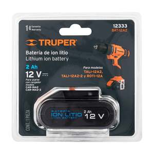 Truper batteria BAT-12A2 agli ioni di litio 12 V per trapano TALI-12A2 - Product Image 2