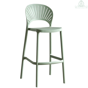 Chaises hautes en plastique empilables populaires <span class=keywords><strong>de</strong></span> tabourets <span class=keywords><strong>de</strong></span> <span class=keywords><strong>bar</strong></span> <span class=keywords><strong>de</strong></span> conception <span class=keywords><strong>de</strong></span> coquille <span class=keywords><strong>de</strong></span> style nordique à vendre - Product Image 5