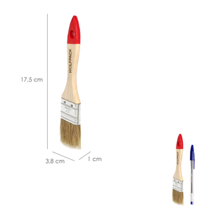 Spazzola bianca a doppia setola Brico n. 18 (Larghezza setole 38 mm.) 1-1/2") - Product Image 2