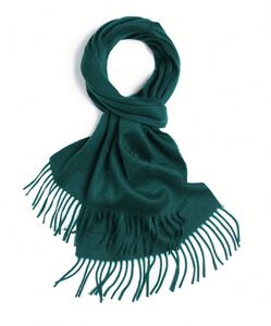 Écharpes en cachemire classiques de couleur unie en gros, écharpes en cachemire d'hiver pour femmes - Product Image 5