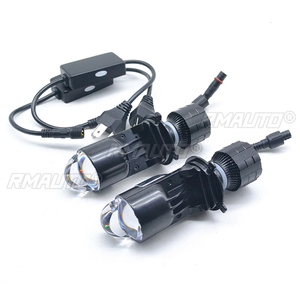 Pair H4 Car LED Headlight Hi/Low Beam 6000K <b>Light</b> Color IP68 Waterproof and Dustproof Mini Size <b>Plug</b> and Play - Product Image 2