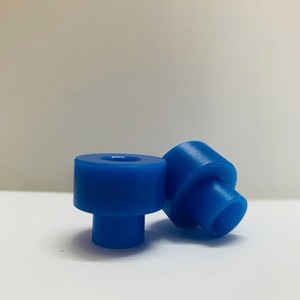 Blue MC Nylon Plastic Shaft Bushing Spacer Precision Machined Nylon Component Wear Resistant Industrial Plastic Part - Product Image 3