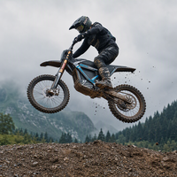 Moto tout-terrain électrique Arctic Leopard XF 72V à moteur central, couple élevé, pour adultes, motocross, légère, pour sentiers