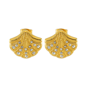 Orecchini a perno multipli a cuore in acciaio inossidabile ipoallergenici placcati oro da <span class=keywords><strong>donna</strong></span>, regalo hip-hop - Product Image 6