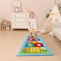 Tapis de chambre à coucher extra-épais rembourré Tatami Tapis de sol pour chevet ou baie vitrée Tapis durable et confortable
