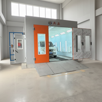 Cabine de peinture automobile personnalisée avec éclairage LED et système de contrôle électrique pour la retouche automobile
