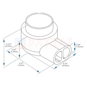100PCS UY 스플라이스 커넥터 22-26 AWG 맞대기 와이어 IDC 커넥터 - Product Image 6