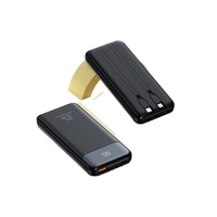 Meilleures ventes - Batterie externe à charge ultra-rapide PD22.5W avec câbles intégrés pour iPhone, grande capacité 20000mAh, chargeur portable fin