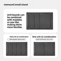 Table de camping portable d'extérieur avec cadre IGT en acier au carbone, pour panneaux monobloc et demi-bloc, accessoires pour table et chaise