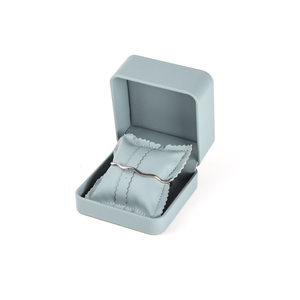 Venta al por mayor de cuero PU de lujo rectángulo cuadrado patrón personalizado cajas de embalaje para anillos de joyería collares pulseras pendientes - Product Image 5