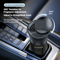 Aikun Désodorisant de Voiture Portable Luxe Léger et Élégant, Personnalisation du Logo, Purificateur d'Air, Liquide d'Aromathérapie 110ml, PP+Verre, Anti-Odeurs