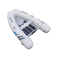 8ft barcas pesca 230 deep V bateau gonflable en aluminium côtelé petit bateau tendre à vendre