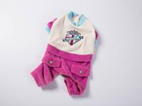 Haute qualité 100% coton designer mignon chien salopette chaud et confortable OEM/ODM chien manteau vêtements pour animaux de compagnie