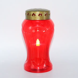 Bougies Électriques Bougies Lumineuses Croix Cimetière Mémorial Led Bougies Marqueurs de Tombes <span class=keywords><strong>pour</strong></span> Lumière au Sol Ampoule en Plastique Extérieure - Product Image 2