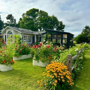 Tùy Chỉnh Màu Lớn Lớn Trồng Hộp Ngoài Trời Sân Sau Patio Trồng Thép Mạ Kẽm Giường Vườn Cho Trồng Hoa Rau - Product Image 5