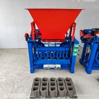 Máquina Portátil Hidráulica Automática de Ahorro de Energía para Fabricación de Bloques de Cemento Huecos con Función de Corte de Ladrillos y Producción de Ladrillos de Bordillo