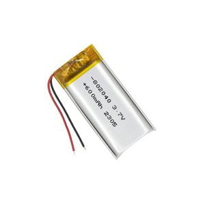 แบตเตอรี่ลิเธียมโพลิเมอร์แบบชาร์จได้ 802040 <span class=keywords><strong>3</strong></span>.7V 600mAh รุ่น LP802040 แบตเตอรี่ลิโพ Akku - Product Image 3