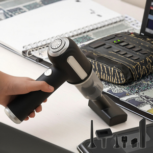 Mini <span class=keywords><strong>aspirateur</strong></span> 4 en 1 portable puissant pliable multi-usages personnalisé en usine <span class=keywords><strong>avec</strong></span> chargeur de buse à brosse - Product Image 5