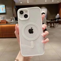 Coque de protection magnétique transparente en acrylique pour iPhone 14 15 16 17 18 Pro Max, avec emballage en boîte – Meilleures ventes