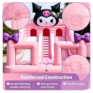 <span class=keywords><strong>Castillo</strong></span> Inflable con Toboganes Dobles, Diseño <span class=keywords><strong>de</strong></span> Personaje <span class=keywords><strong>de</strong></span> Dibujos Animados, Color Rosa, <span class=keywords><strong>para</strong></span> Fiestas <span class=keywords><strong>de</strong></span> Cumpleaños <span class=keywords><strong>de</strong></span> <span class=keywords><strong>Niñas</strong></span> - Product Image 4