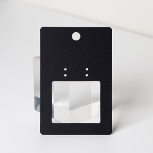 Factory Custom Printed Logo Jewelry Display Cards Necklace Earring Card <strong>Art</strong> <strong>Paper</strong> Die Cut Cardboard for Jewelry - Product Image 4