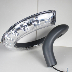 Lámpara LED de Jardín para Exteriores, Iluminación de <span class=keywords><strong>Caminos</strong></span>, Diseño Delgado de <span class=keywords><strong>Cuatro</strong></span> Brazos, Poste de PC, Estilo Coreano, para Parques, Corea del Sur, ROK, Espiral - Product Image 3