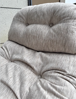 Chaise berçante rembourrée pour balcon de salon moderne pour adultes Chaise de loisirs inclinable confortable