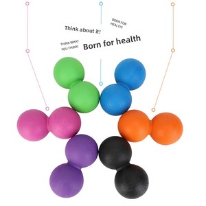 Ballons de massage en caoutchouc standard de haute qualité avec logo personnalisé, vente en gros directe d'usine, ballons de lacrosse en vrac - Product Image 4