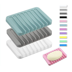 Jabonera de <span class=keywords><strong>silicona</strong></span> de primera calidad, protector de jabón <span class=keywords><strong>para</strong></span> ducha, baño, cocina, bañera, esponjas - Product Image 2