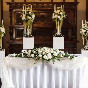 Moment Tisch dekoration Hochzeit Tisch leiste mit Swag