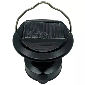 Nhỏ gọn xách tay <span class=keywords><strong>LED</strong></span> Cắm Trại Ngoài Trời Đèn Dimmable Lều ánh sáng có thể sạc lại năng lượng mặt trời cắm trại đèn lồng với móc - Product Image 4