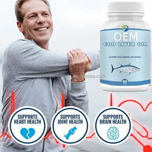 Ausreson Oem Halal 1000Mg Levertraan Visoliecapsules Hersenen Gezondheidssupplement Levertraan Capsules - Product Image 3