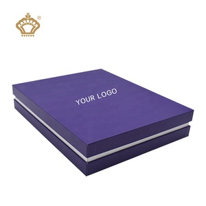 Sang Trọng bạc lá Matt cán tối giản hộp giấy handmade cao cấp bao bì thấp moq bán buôn thanh lịch trường hợp quà tặng - Product Image 2