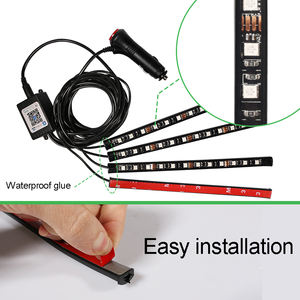 Universel 12V LED Atmosphère Véhicule Pied Lumière Interne Ambiante Voiture Bande Lumineuse Système Auto Lumière Accessoire - Product Image 2