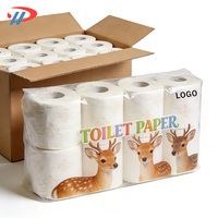 Papel Higiénico Desechable de 3 Capas, Ecológico, Suave, Hecho con Pulpa de Madera Mixta, Personalizable con Logotipo, de Primera Calidad