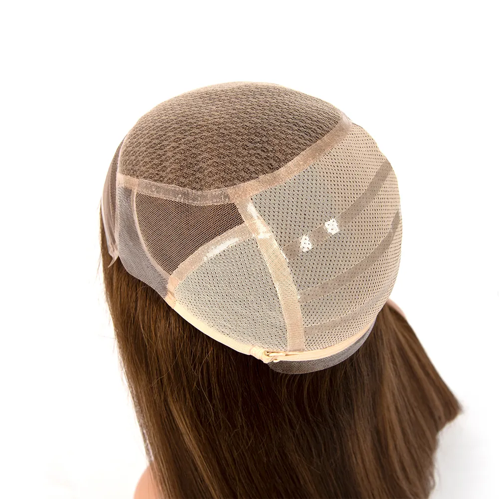 Parrucca con base in seta sizelace piccola personalizzata di alta qualità parrucca medica europea per capelli umani per pazienti con cancro