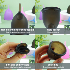 Emballage personnalisé coupe menstruelle médicale en silicone période étanche coupes menstruelles <span class=keywords><strong>pour</strong></span> les femmes - Product Image 4